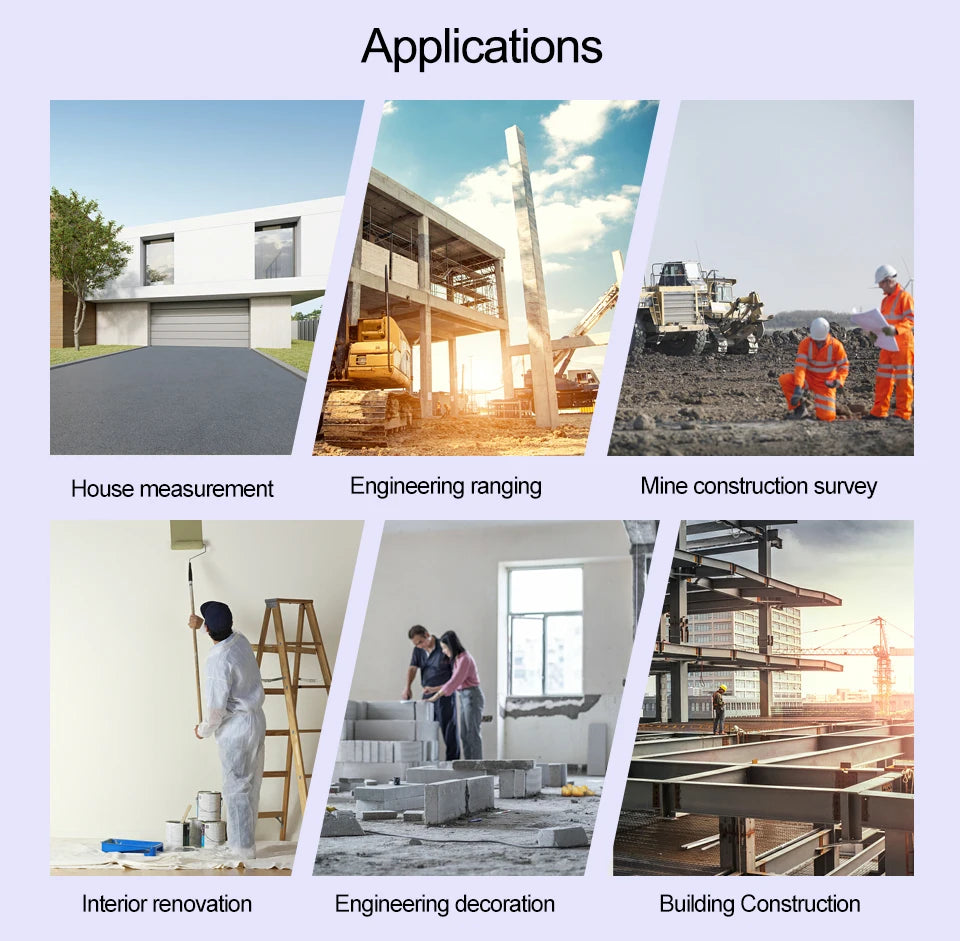 INKERSI Laser Rangefinder 120m 100m 70m 50m 40m Digital Laser Distance Meter laser Range Finder Tape Distance Measurer Tools