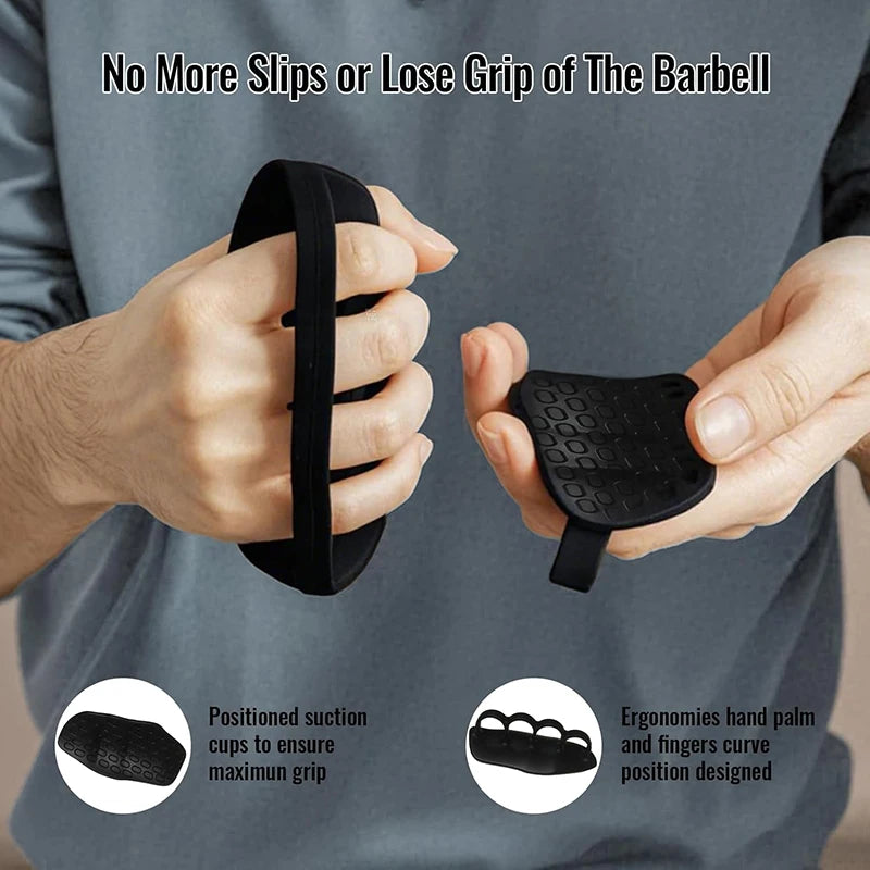 Gym Gloves Grip Strengthener Silicone Palm Grips Crosstraining Palm Grip Hand Protection for Gymnastics Weightlifting Exercise
