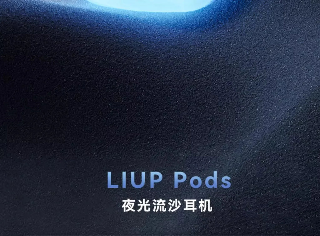Liup Lp1 Bluetooth Wireless Earphone Luminous Quicksand Earbuds Custom Gaming  Low Latency Earphones Noise Reduction Headphones