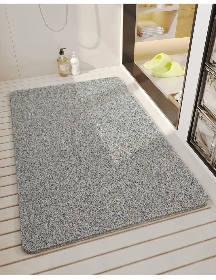 Bathroom Non-slip Mat Shower Room Bathing Foot Mat Wire Ring Toilet Floor Mat Household Waterproof Mat