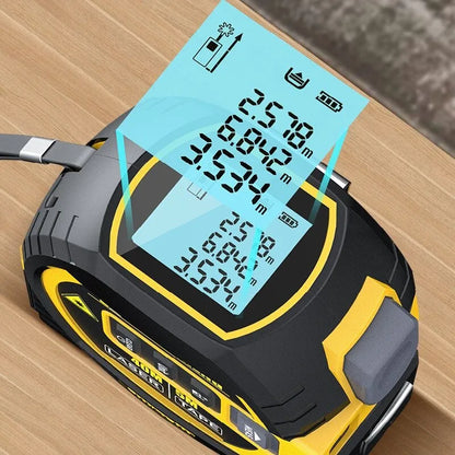 3 In 1 Laser Rangefinder 40 M / 60 M Distance Measurement With Backlit Display Rangefinder Scale Area / Distance Rechargeable