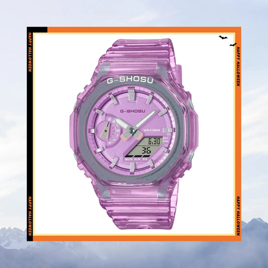 Unisex Electronic Digital Watch LED Dual Display World Time Rubber Strap Full Function Oak Series