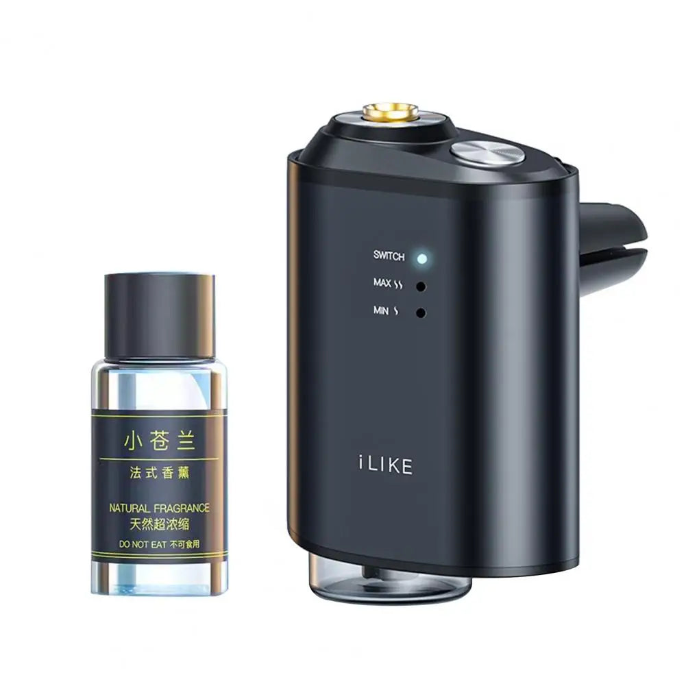 Smart Car Air Freshener Car Aromatherapy Diffuser On/Off Rechargeable Car Air Vent Clip Type Aroma Diffuser Fragrance Dispenser