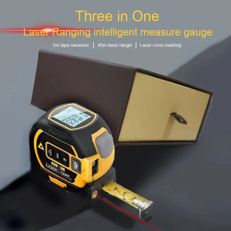 3 In 1 Laser Rangefinder 40 M / 60 M Distance Measurement With Backlit Display Rangefinder Scale Area / Distance Rechargeable