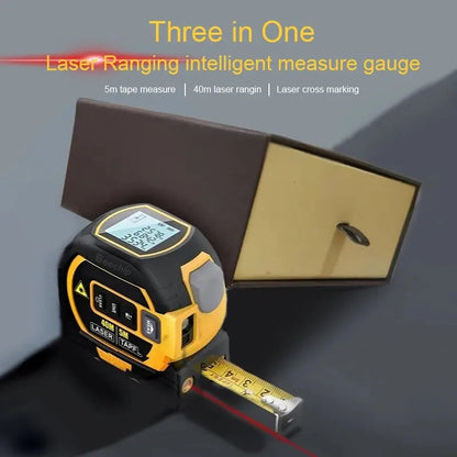 3 In 1 Laser Rangefinder 40 M / 60 M Distance Measurement With Backlit Display Rangefinder Scale Area / Distance Rechargeable