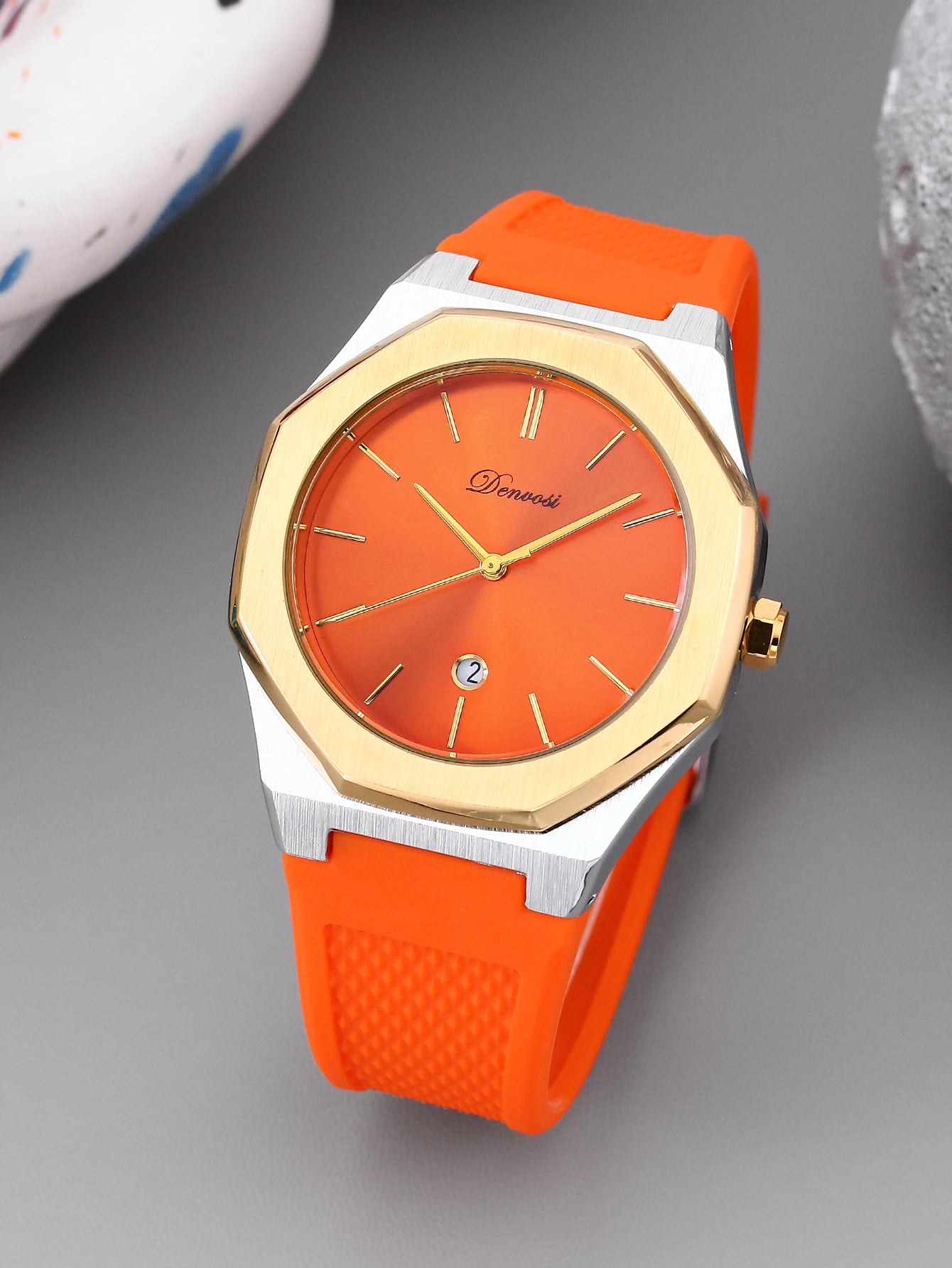 Simple leisure sports men's quartz watch  Waterproof casual wristwatch for men