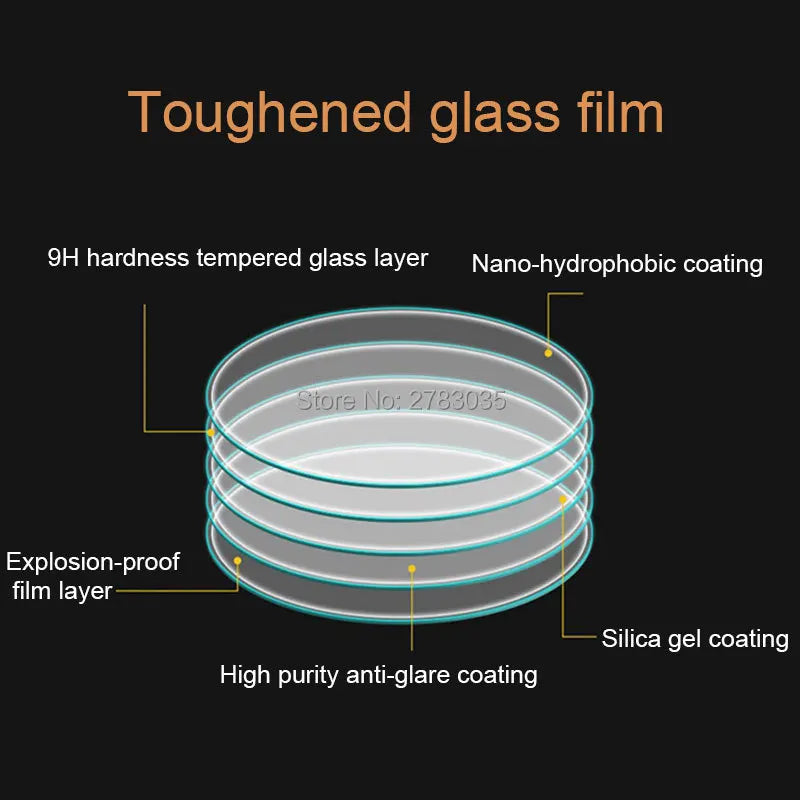 For Casio GA-2200 GA-2100 GA-2110 SmartWatch Ultra Slim Clear / Anti Purple Light 2.5D 9H Tempered Glass Film Screen Protector