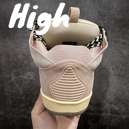 Men's Women's sports shoes Casual Shoes Colorful shoelace Matching Splicing color design Thick tongue Fashion Shoes Luxury