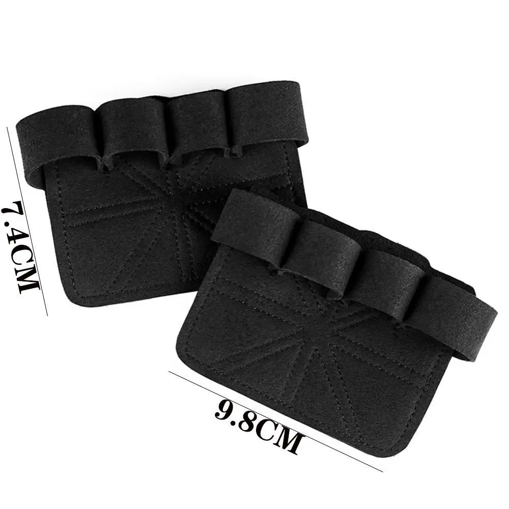 1PCS/ 1 Pair Cowhide Leather Weight Lifting Training Gloves Fitness Sports Gymnastics Grips Pull Ups Workout Anti-Slip Palm Pad