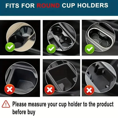 360 Rotating Car Cup Holder Multifunction 4 In 1 Adjustable Dual Cup Holder Expander Adapter Car Cup Mount Mobile Phone Holder