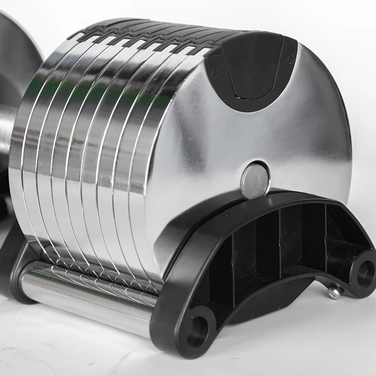 2024 New Arrivals Premium Quality 32kg 36kg 80lb 90lb 100lb 2kg Increments Adjustable Dumbbell with Bracket