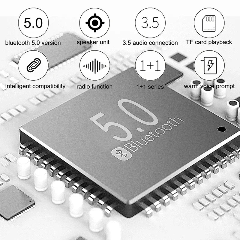 Transformers Speakers Bumblebee Head Bluetooth Speakerdual Speakersled Light Heavy Basssuitable Radio Bumblebee Ornament