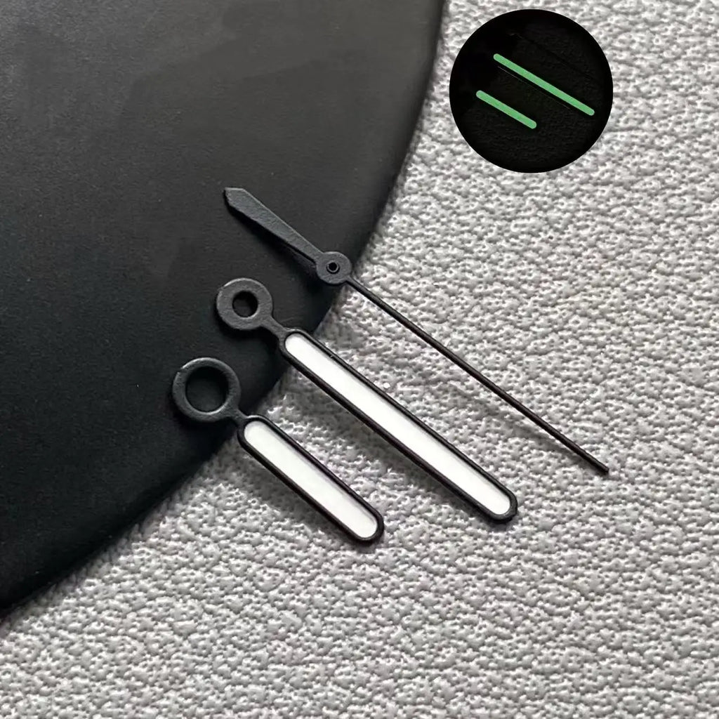 40mm NH35 Square Watch Case with Green Luminous Single Date Dial for Nautilus Style Watches Fit NH35 NH36 NH38 Movements