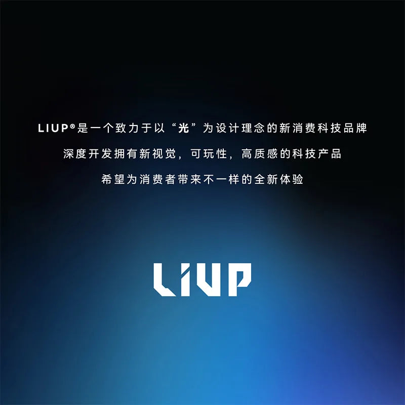 LIUP LP1 Luminous New Headphones Bluetooth Half in Ear Without Sensors Delay AI Active Noise Reduction  Dual Mode Switching Gift