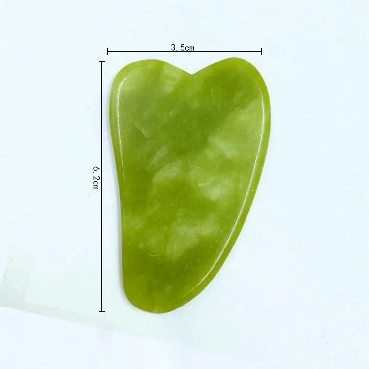 Gua Sha Massage Natural Stone Jade Gua Sha  Masajeador Facial  Board Acupoint Eye Care SPA Massager Tool massage visage