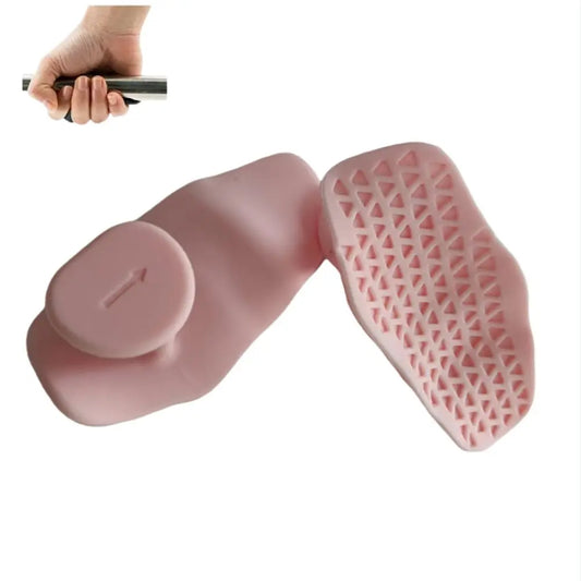 1 Pair Ergonomic Fitness Palm Guard Anti-slip Triangle Texture Weightlifting Palm Protector Anti-friction Elastic