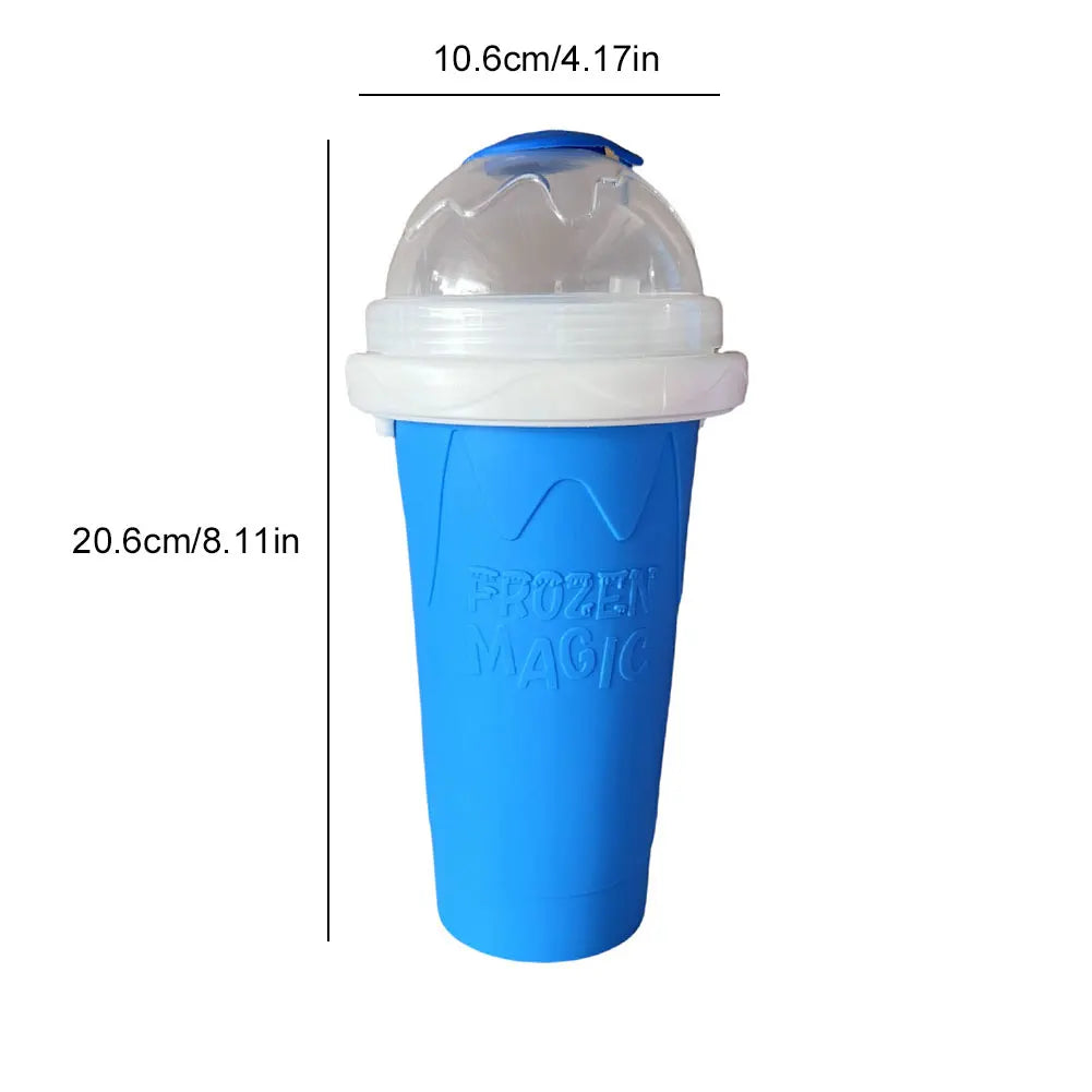Slushy Maker Cup with Lid Slushie Cup Slushy Cup for Juices Milk and Ice Cream Make for Kids Friends and FamilySmoothies Cup Ice