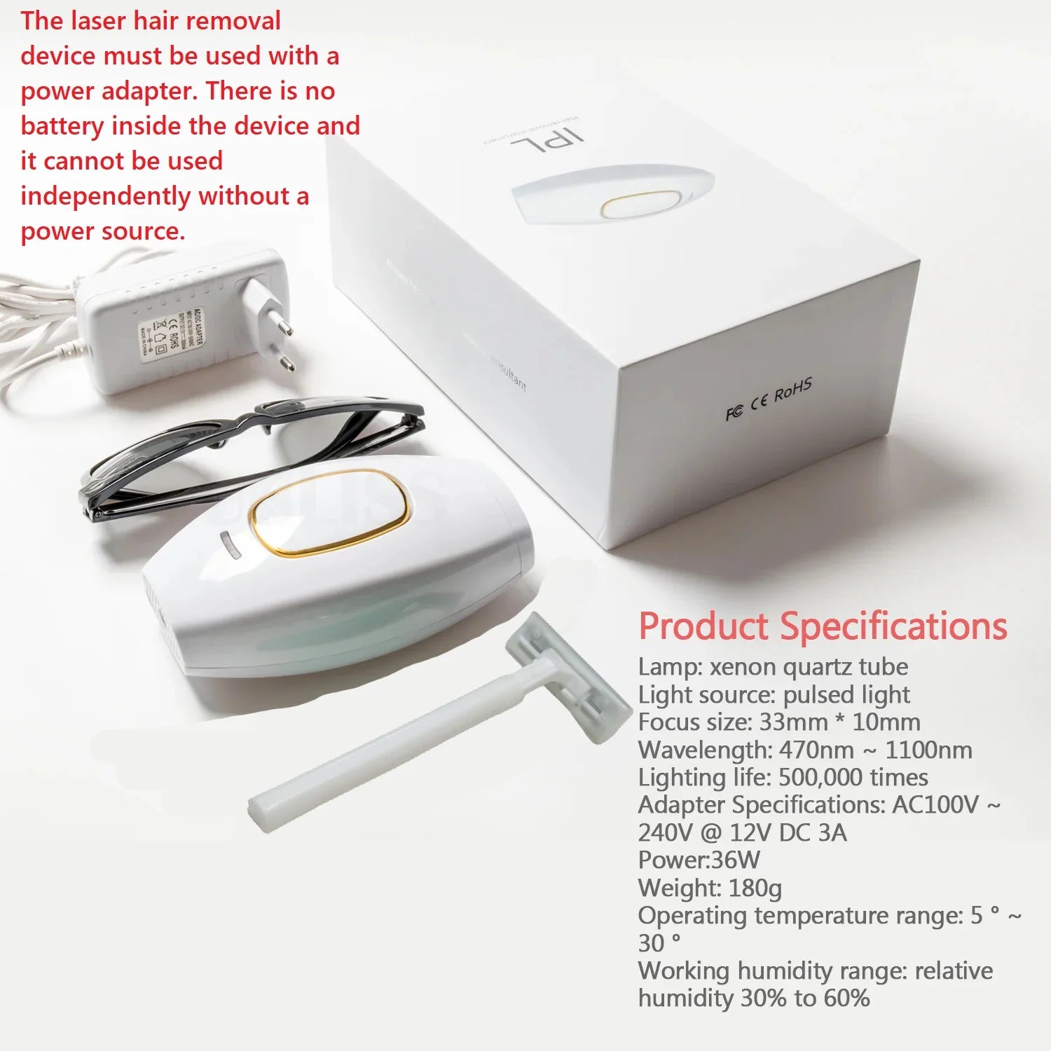 Permanently Home Use Mini Handheld 999999 Flashes IPL Laser Hair Removal Device Painless Personal Care for Men and Women 881