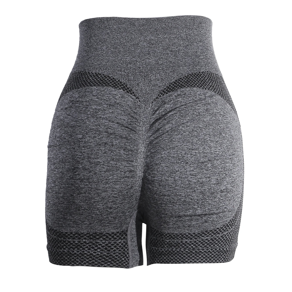 Women Summer Slim High Waist Yoga Elastic Fitness Yoga Leggings Sport Running Shorts