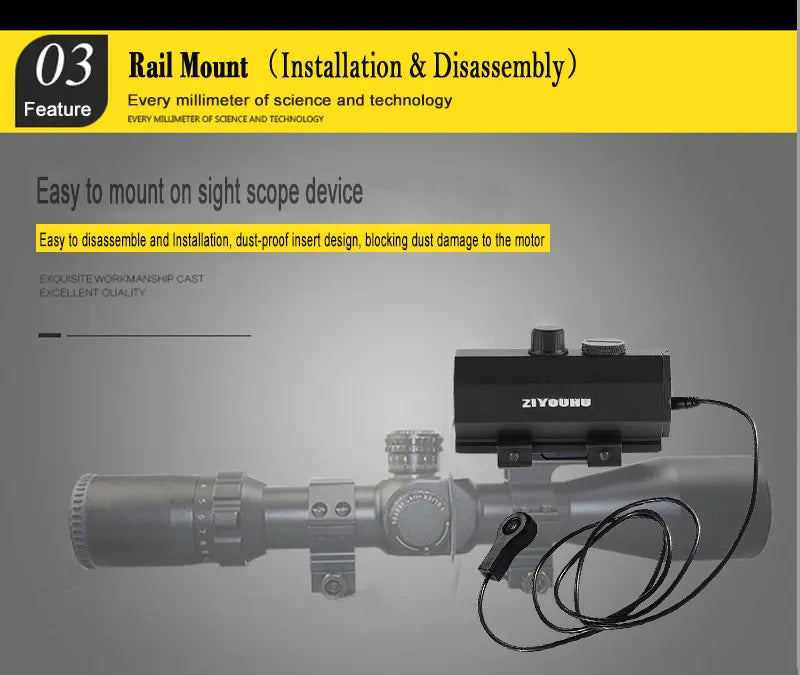 1200m Mini Laser Infrared Riflescope Rangefinder for Hunting Shooting Distance Angle Speed Measurer Tactical Rifle Scope Mounted