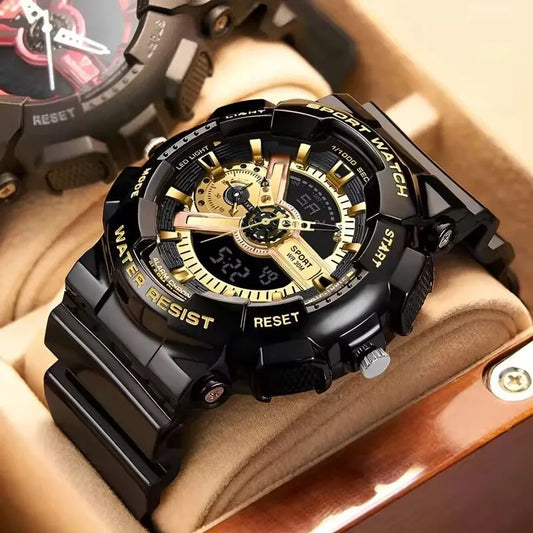 ACHENGY Military Men Sports Wristwatch Multifunction Men's Digital Watches Waterproof Clock Student Electronic Watch for man