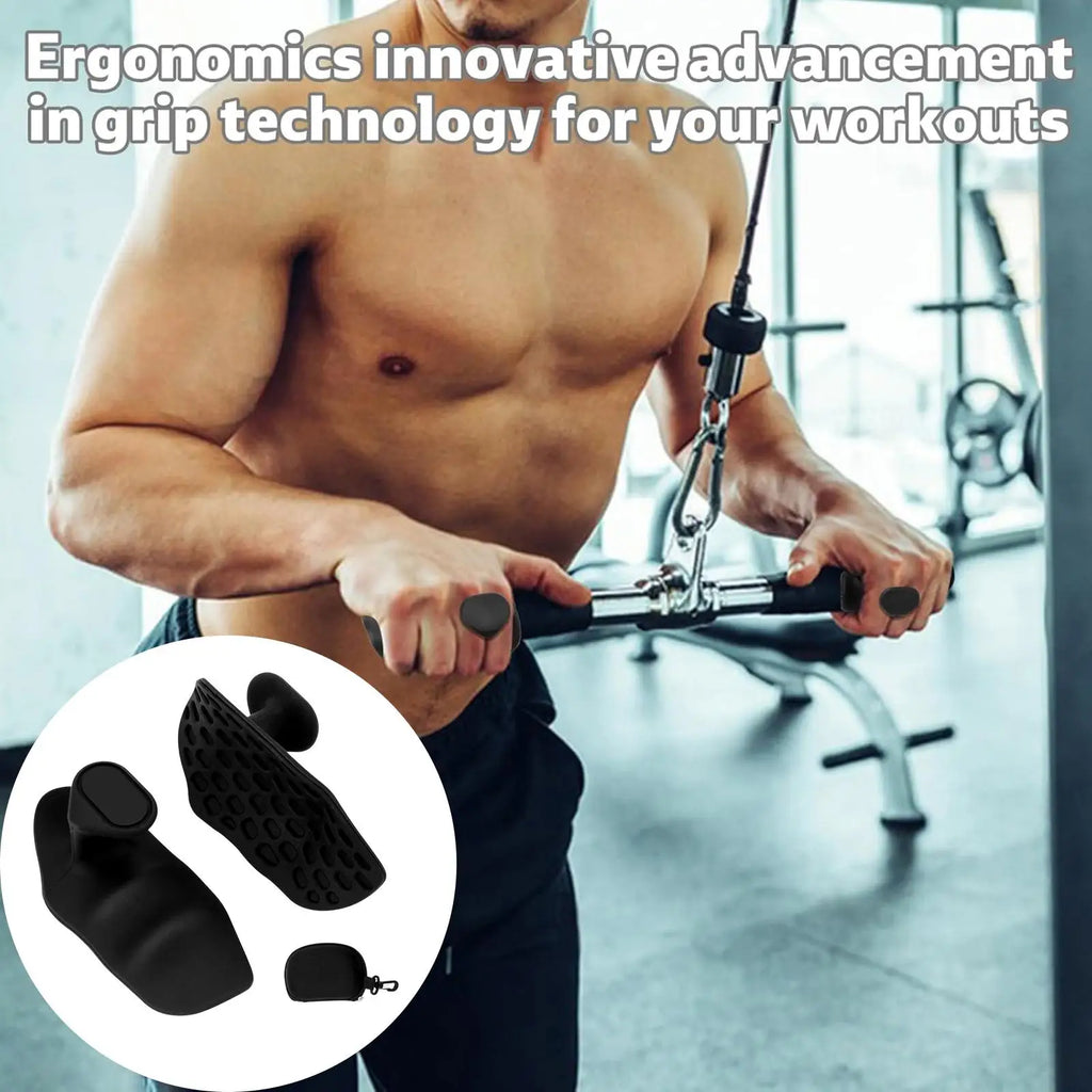 Weight Lifting Grips, Workout Gloves, Flexible Hand Protection for Men Women, Gym Grips Fingerless, Pull up Grips