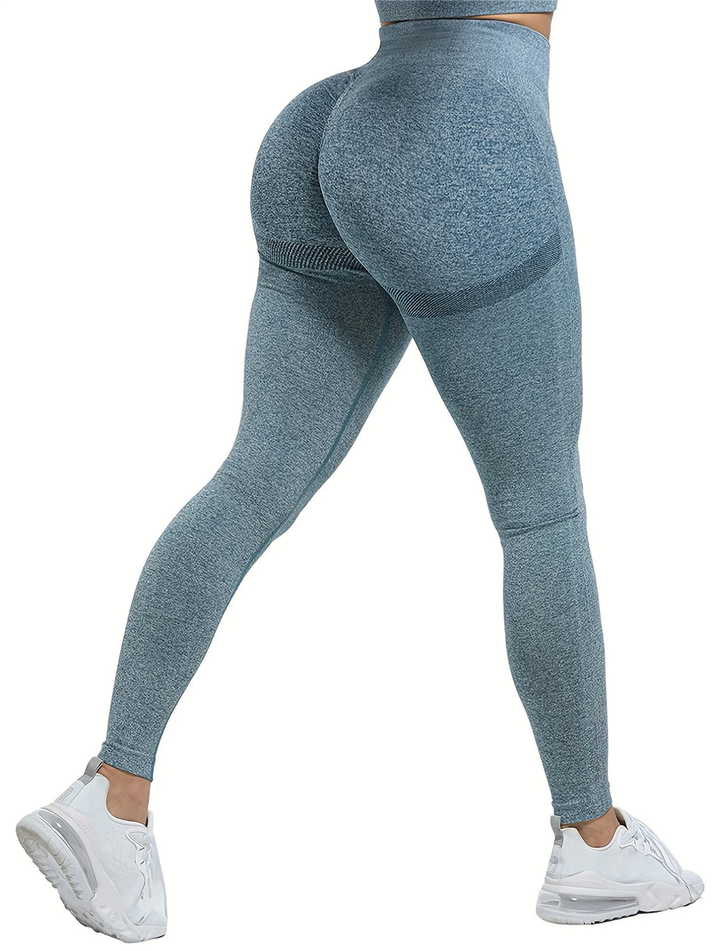 Women Sexy Solid Color Yoga Sports Leggings High Waist Quick-Dry Fitness Gym Cycling Slim Fit Pants
