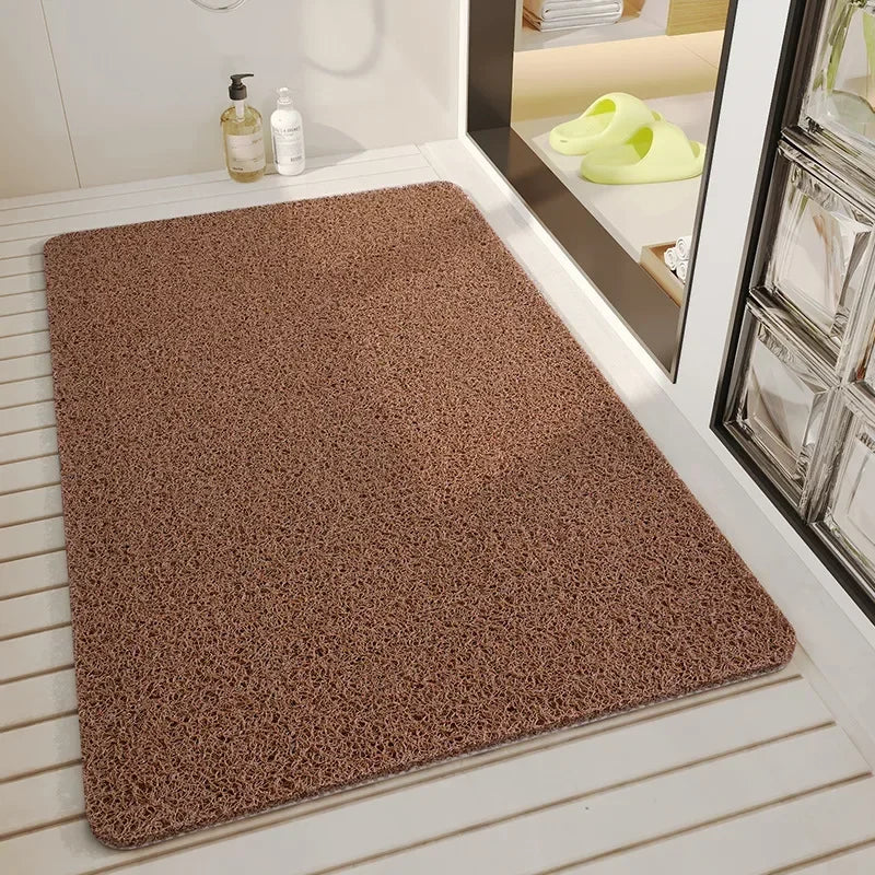 Bathroom Non-slip Mat Shower Room Bathing Foot Mat Wire Ring Toilet Floor Mat Household Waterproof Mat