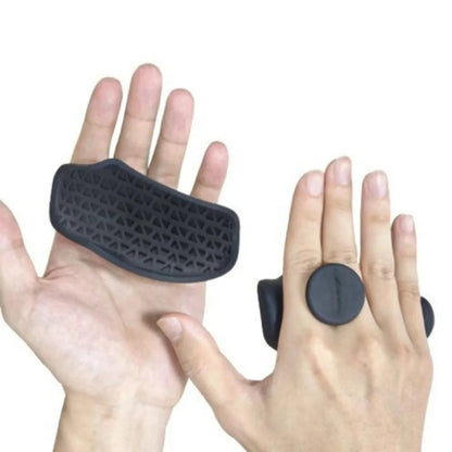 1 Pair Ergonomic Fitness Palm Guard Triangle Texture Elastic Weightlifting Palm Protector Anti-friction Soft