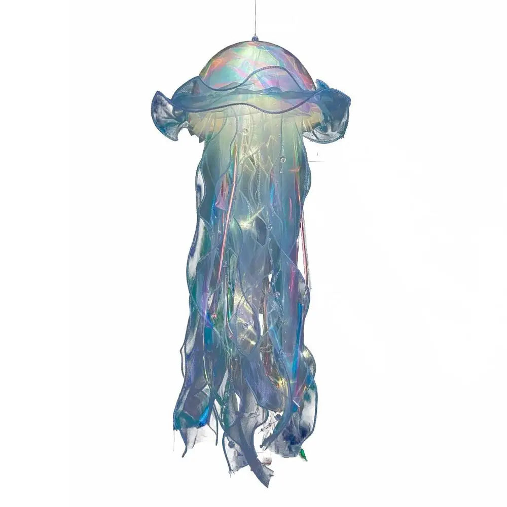 LED Jellyfish Light DIY Jellyfish Hang Lamp Atmosphere Decorative Lamp For Party Handmade Decorative Ball Lamp For Living Room