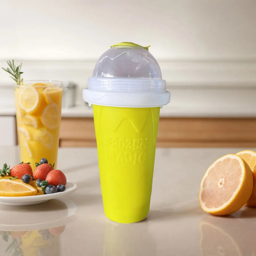 Slushy Maker Cup with Lid Slushie Cup Slushy Cup for Juices Milk and Ice Cream Make for Kids Friends and FamilySmoothies Cup Ice