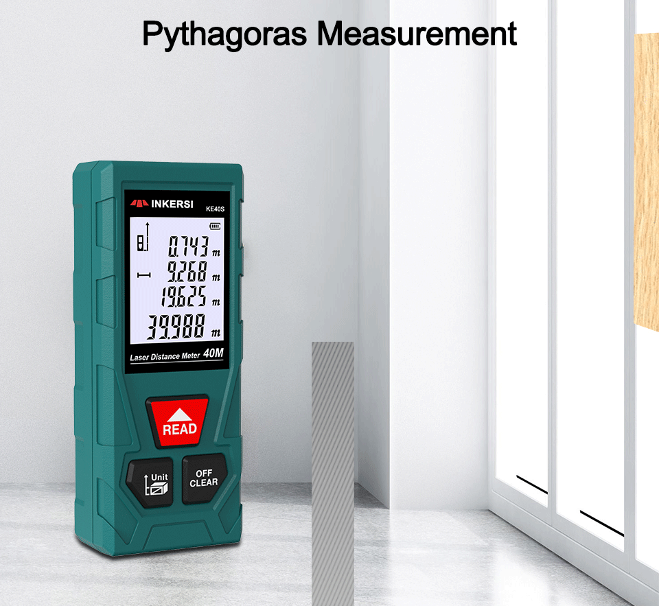 INKERSI Laser Rangefinder 120m 100m 70m 50m 40m Digital Laser Distance Meter laser Range Finder Tape Distance Measurer Tools