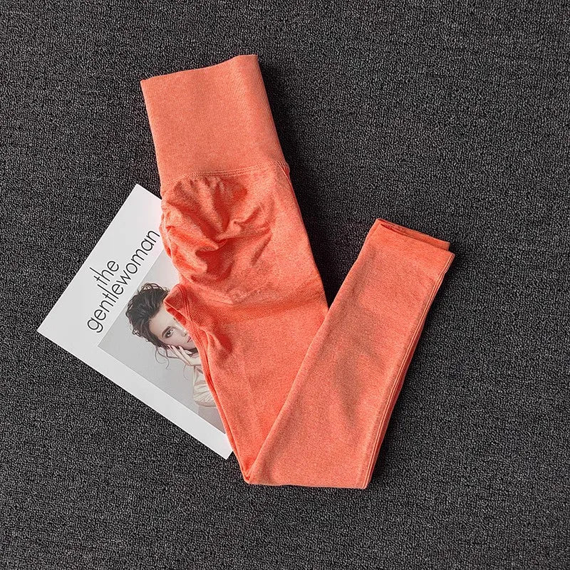 Women's High Waist Seamless Leggings Quick Dry Elastic Yoga Fitness Gym Jogging Pants Push up Leggings  Sportswear