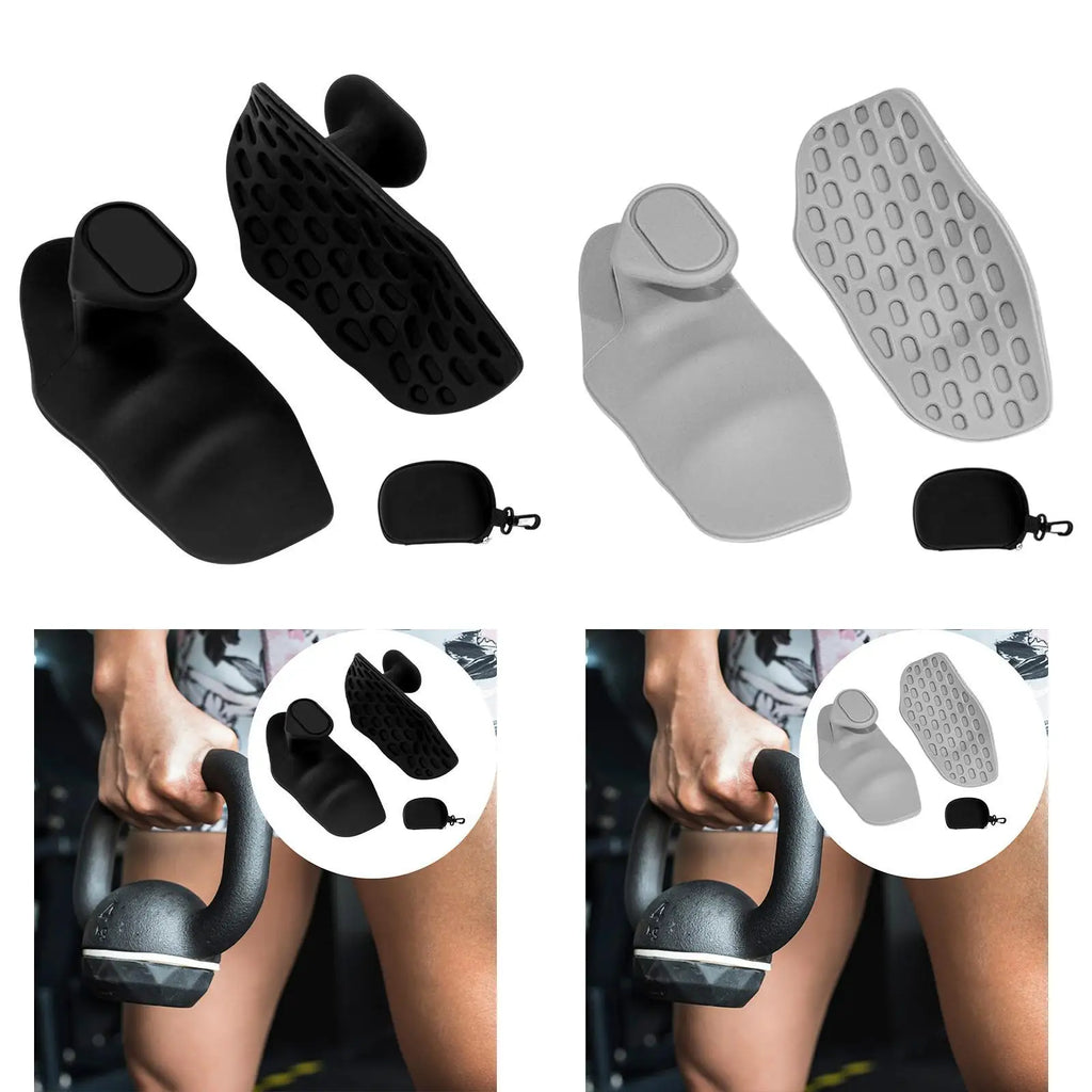 Weight Lifting Grips, Workout Gloves, Flexible Hand Protection for Men Women, Gym Grips Fingerless, Pull up Grips