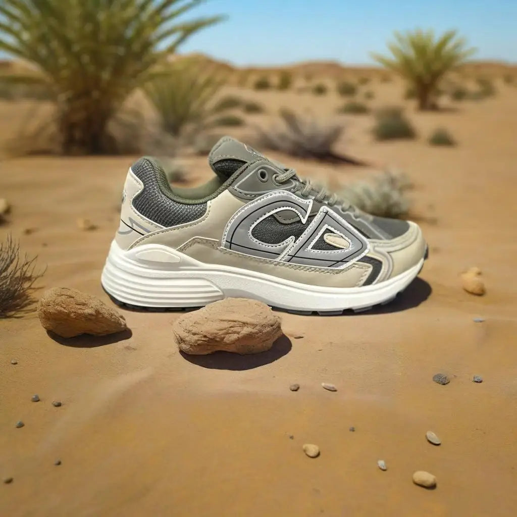 Men Running Shoes 2025 New Casual Mesh Breathable Lace-Up Sport Shoes Male Fashion Lightweight Non-Slip b30 Walking Shoes