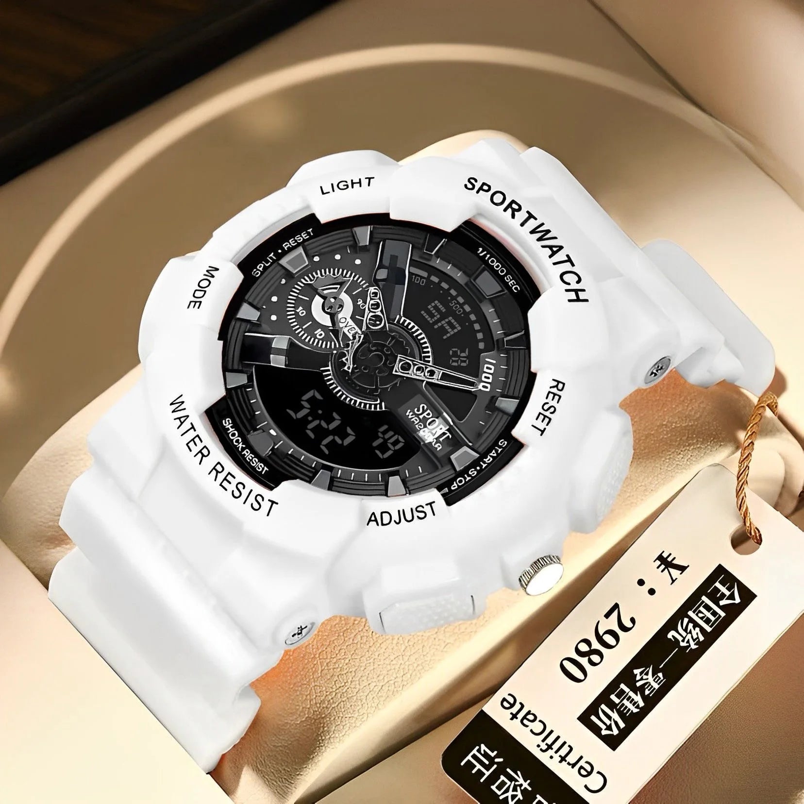 ACHENGY Youth Sport Digital Watch Men Shockproof Waterproof Dual Wristwatches LED  Alarm Clock Mens Watches Cool  vogue