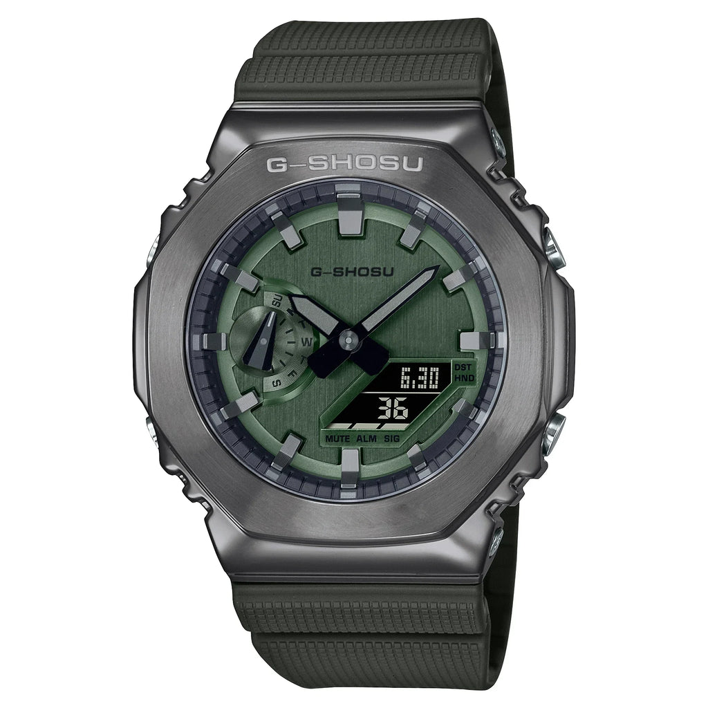 Unisex Sports Electronic Watch Alloy Dial World Time Full Function LED Dual Display Auto Light Shockproof