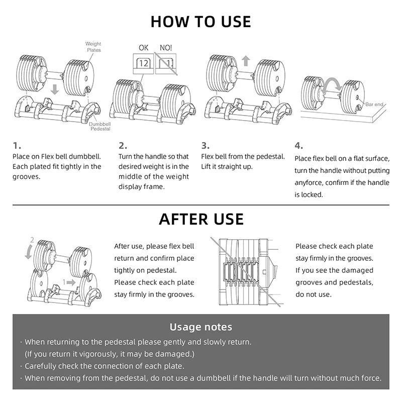 IN STOCK Fitness Equipment Gym Weights Set Adjustable Dumbbell For Body Building Custom Dumbbell Adjustable