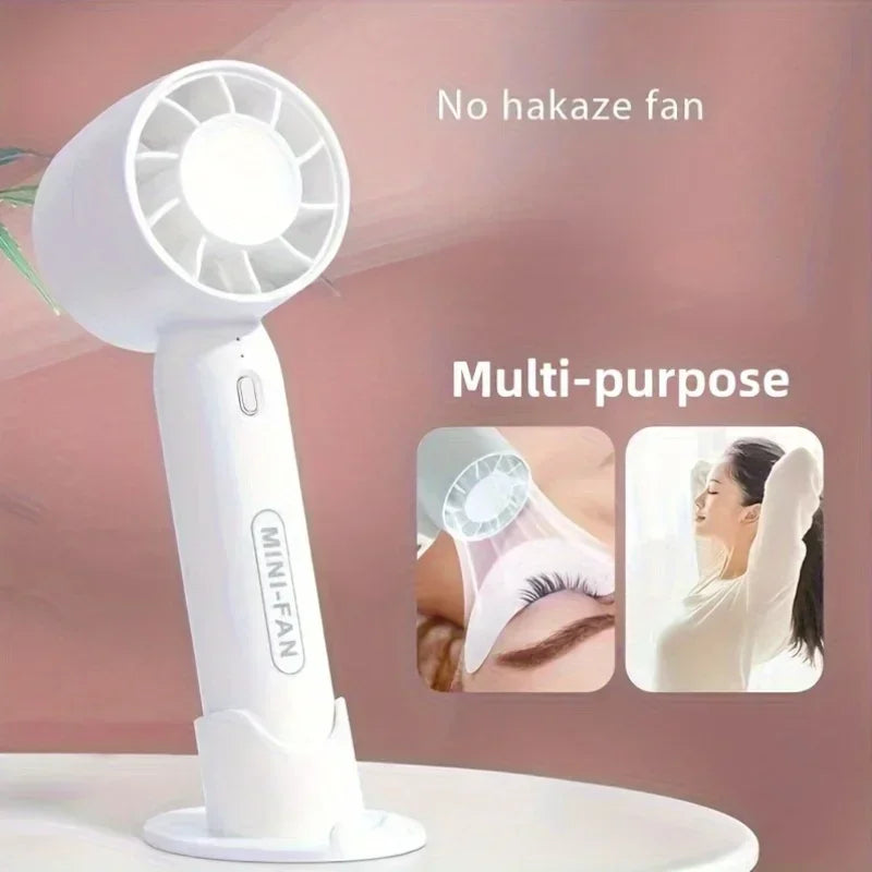 Portable Mini Handheld Turbo Fan USB Rechargeable Battery Fan Air Cooler Desktop Mute Small fan Summer Camping Hand Cooling Fans