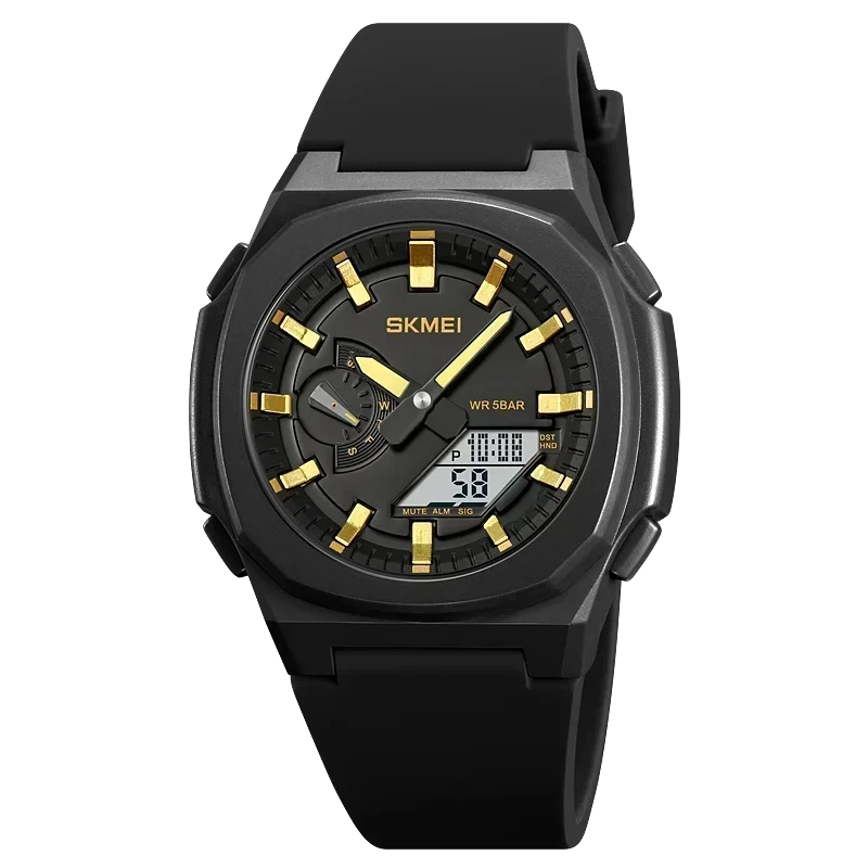 SKMEI 2091 5 Alarms Date Clock reloj hombre with Japan Digital Movement Sport Watches Waterproof Men Countdown Chrono Wriswatch