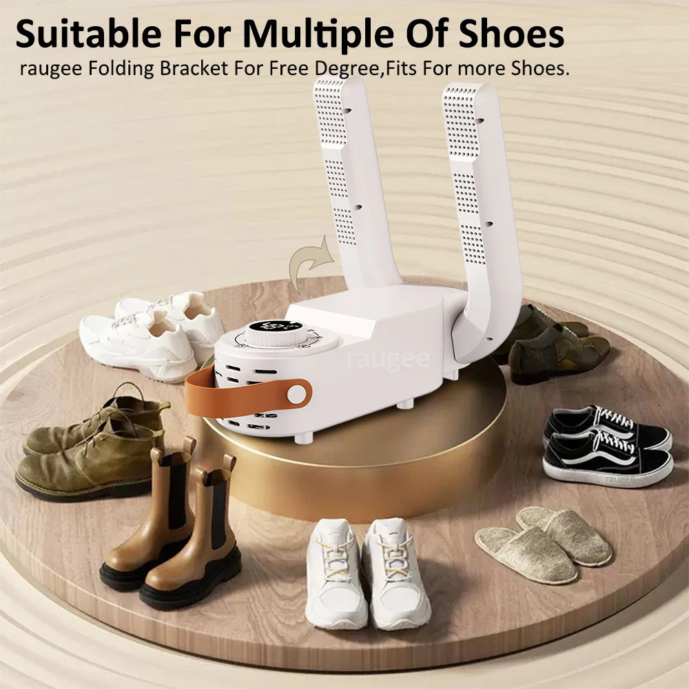 Shoe Dryer 220V Electric Shoes Drying Machine Foldable Ski Boots Slippers Sneaker Dryer Quick Drying Portable Footwear Dryer