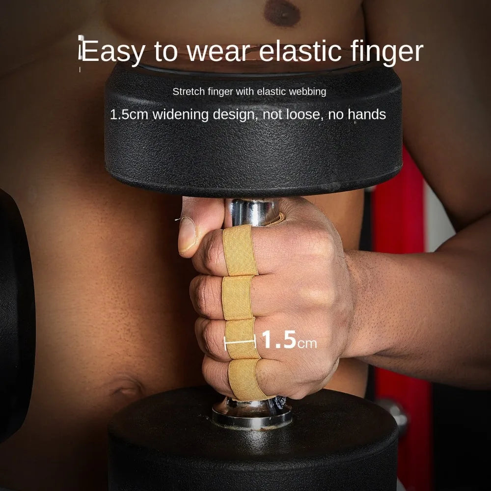 1Pair Leather Weight Lifting Training Gloves Palm Protection Breathable Gym Gloves Grips Anti-Skid Thicken