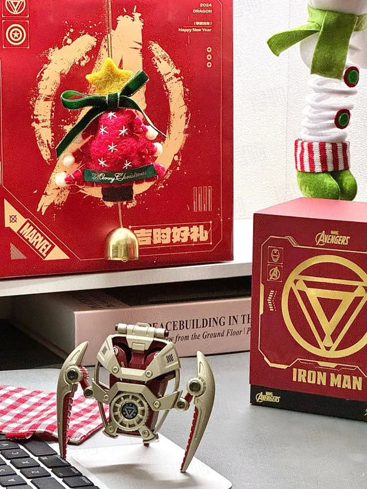 MARVEL Collaboration Bluetooth Headphones ANC Active Noice Cancellation Bluettoth Wireless Earphones Sports Gaming Gift Iron Man