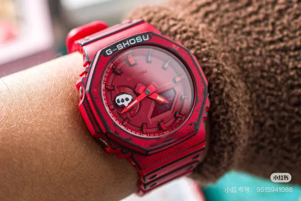 Men's Electronic Digital Sports Watch Full Function LED Dual Display Large Dial DIY Limited Series World Time