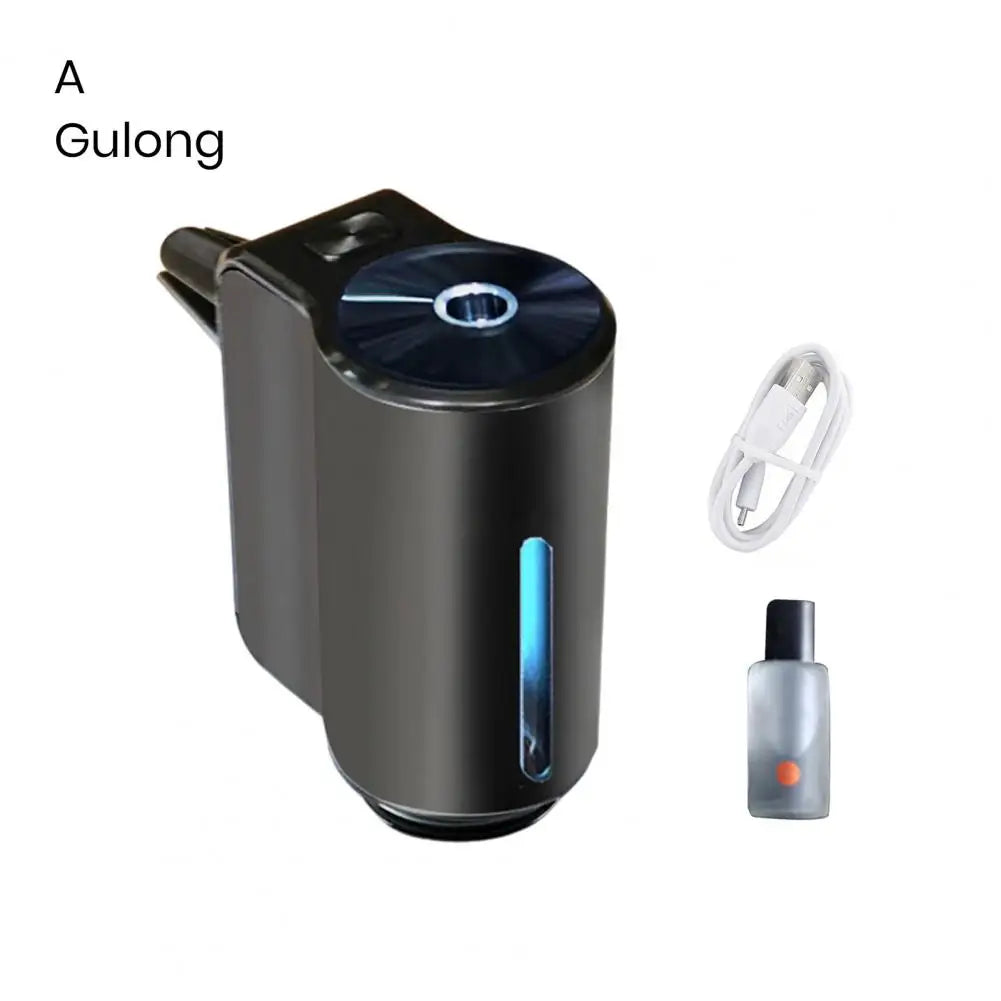 Smart Car Air Freshener Fragrance Dispenser 3 Modes Adjustable Air Vent Car Aromatherapy Diffuser Ultrasonic Atomizer