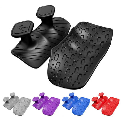 1 Pair 2-Finger Workout Grips Palm Protection Weight Lifting Dumbbell Deadlift Grippers Gym Training Exercise Fingerless Gloves