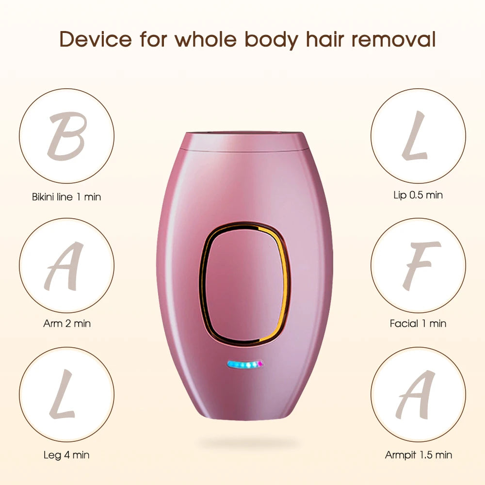 Popular hair removal device laser hair removal device IPL household women's shaving strong pulse hair removal device