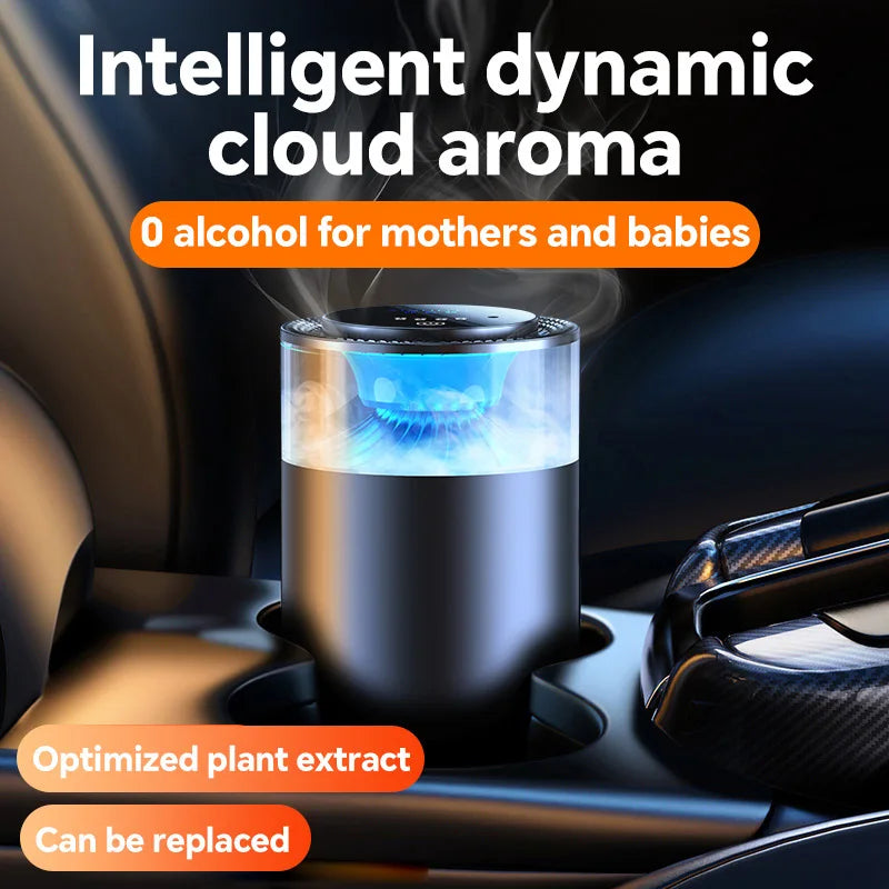 New Smart Car Fragrance  Air Fresheners Ambient Light Auto On/Off Car Air Freshener Diffuser Adjustable Intensity