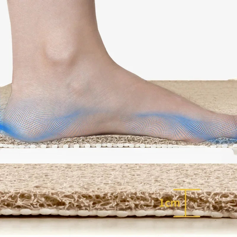 Bathroom Non-slip Mat Shower Room Bathing Foot Mat Wire Ring Toilet Floor Mat Household Waterproof Mat