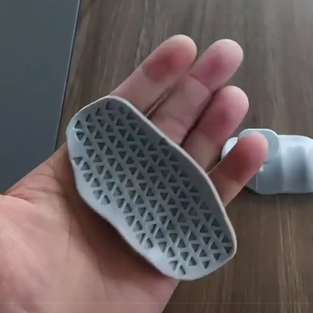 1 Pair Ergonomic Fitness Palm Guard Triangle Texture Elastic Weightlifting Palm Protector Anti-friction Soft